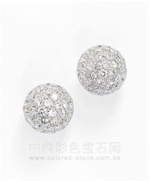 Boule 耳环,中国彩色宝石网