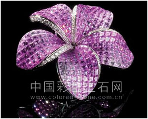 胸针,珠宝,中国彩色宝石网
