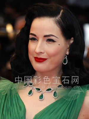 黛塔范提思,女星珠宝,中国彩色宝石网