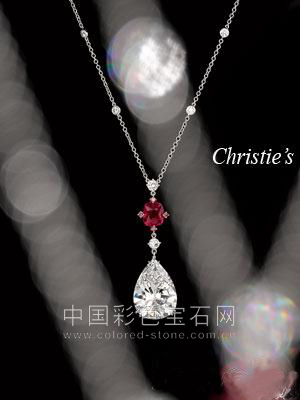 佳士得、拍卖、珠宝，红宝石,christie