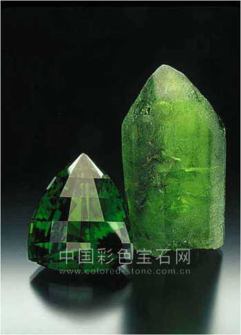 橄榄石,peridot,天然,中国彩色宝石网