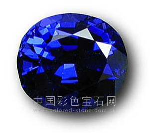 蓝色尖晶石,blue spinel,中国彩色宝石网