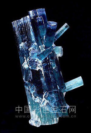 蓝碧玺,indicolite,天然,中国彩色宝石网