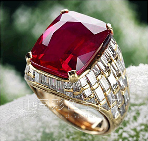 红宝石,Ruby,天然,中国彩色宝石网,红宝石戒指,拍卖