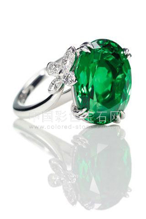 哈利温斯、Harry Wiston、彩宝蝶舞系列、中国彩色宝石网