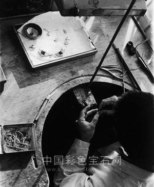 梵克雅宝工作室內一景