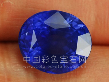9.68克拉矢车菊（Cornflower）蓝宝石 ，瑞士GRS实验室认证
