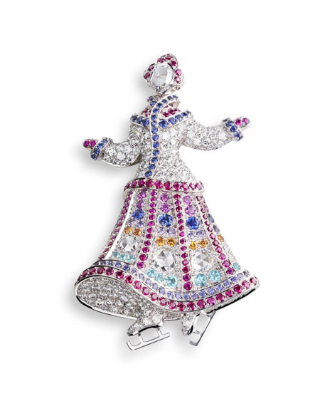 Fabergé,祖母绿,碧玺,红宝石,海蓝宝