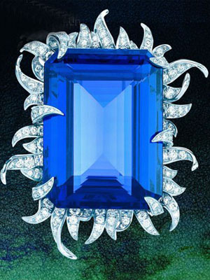 坦桑石,蓝宝石,红宝石,祖母绿