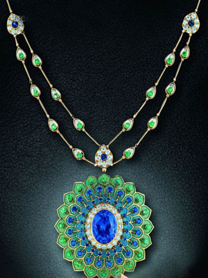 坦桑石,蓝宝石,红宝石,祖母绿